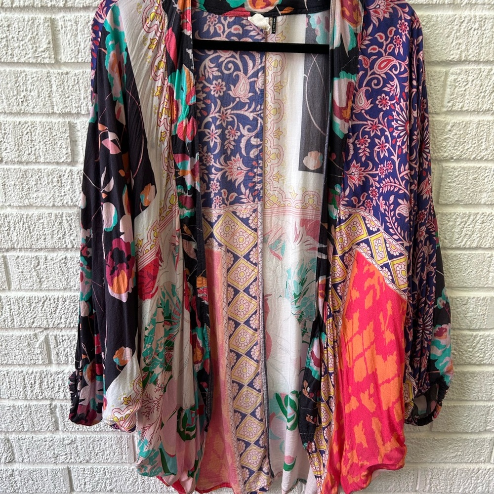 Colorful Floral Kimono